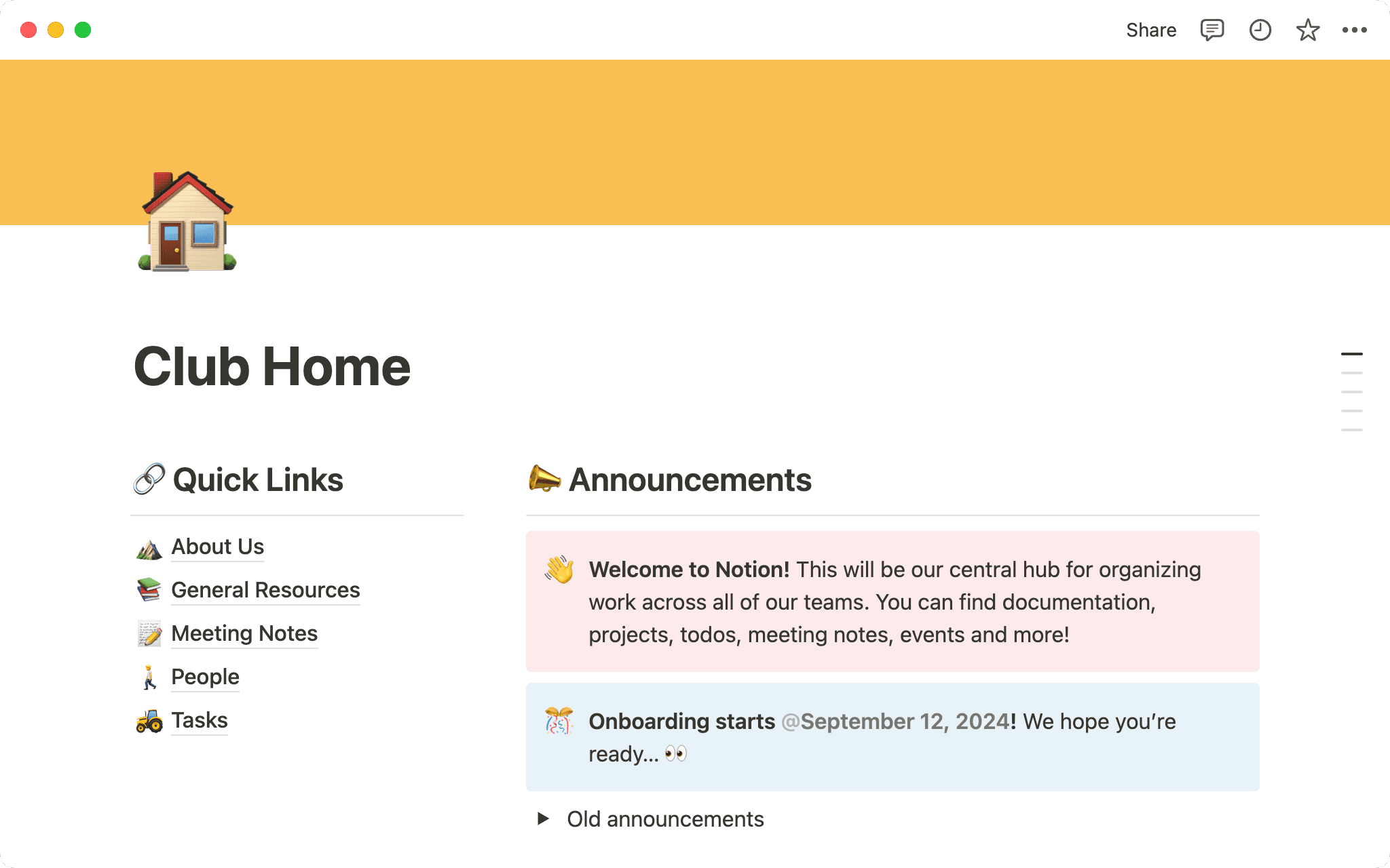 Reúne en un solo lugar los recursos, proyectos y eventos de tu club.