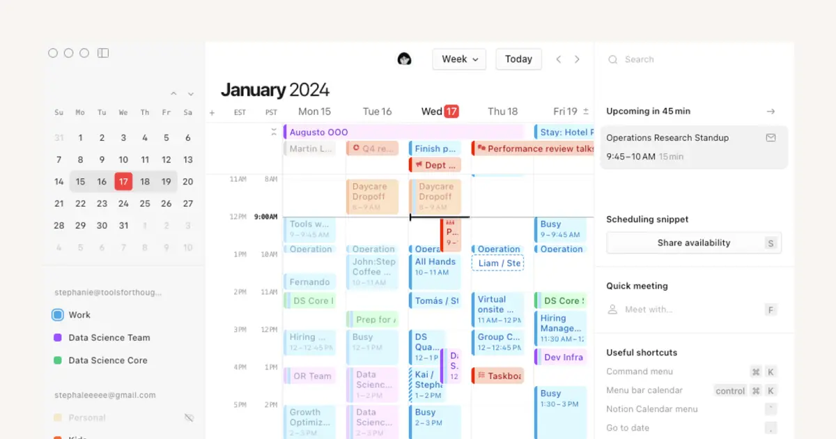 Primeros pasos con Notion Calendar