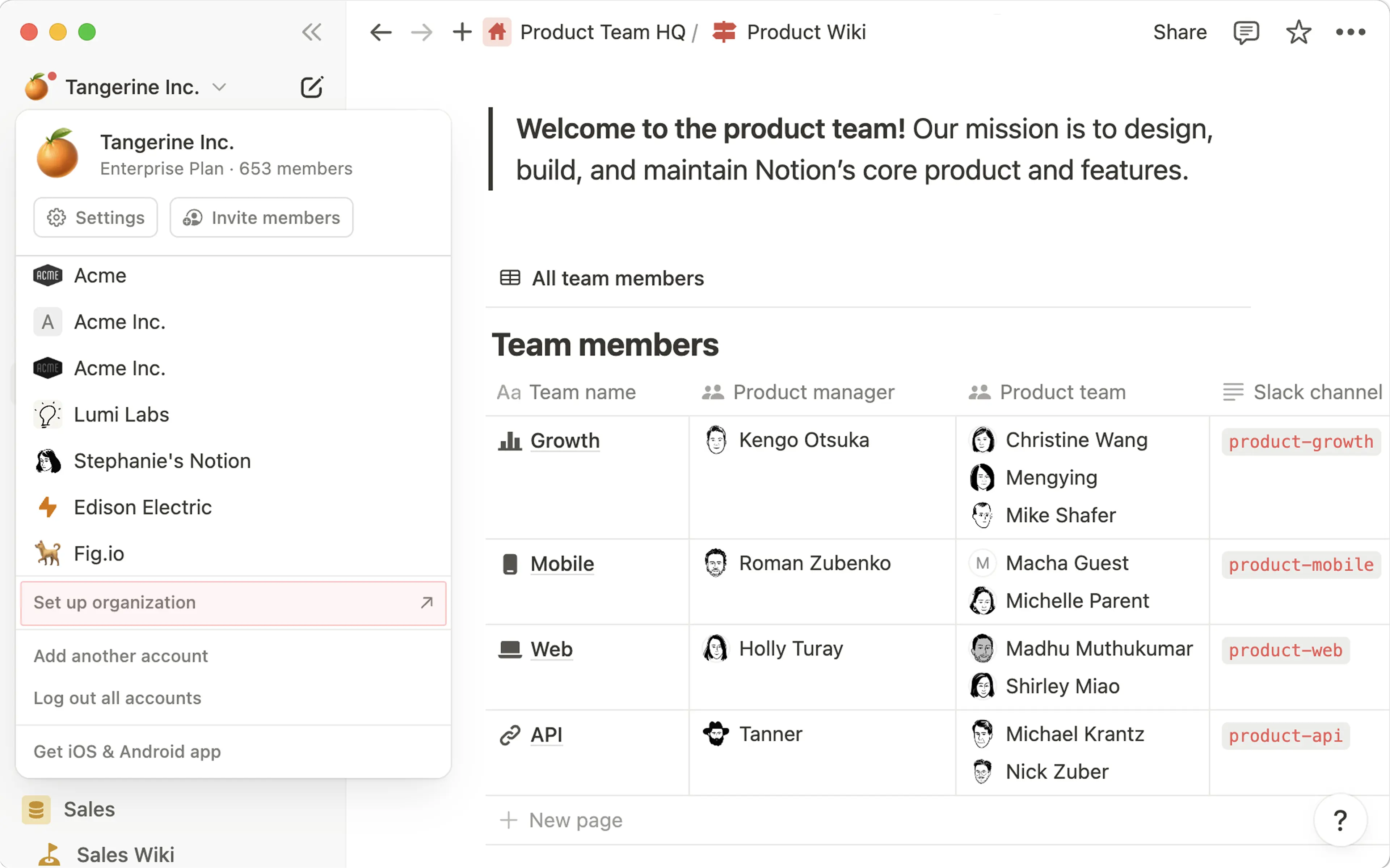 ca: configurar organización