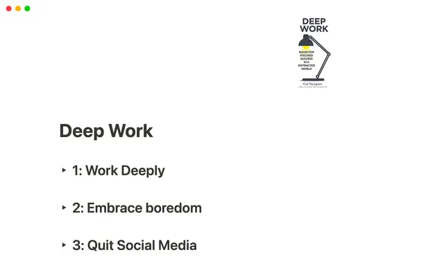 Deep Work